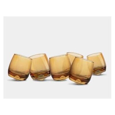 Sagaform Glas m.rundem Boden 30cl, Trinkgläser, Orange Sagaform Glas m.rundem Boden 30cl, Trinkgläser, Orange