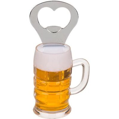 Roost Flaschenöffner Bierglas 79/49655 3x10x3cm, Flaschenöffner, Gelb Roost Flaschenöffner Bierglas 79/49655 3x10x3cm, Flaschenöffner, Gelb