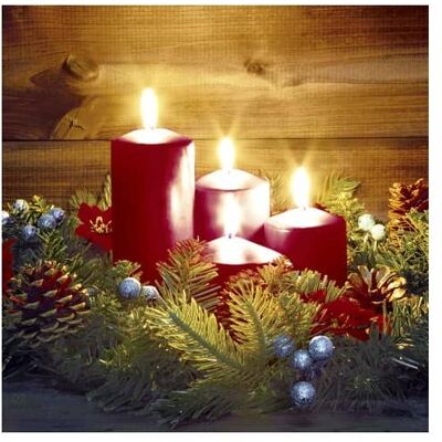 Magni, Servietten, Serviette 33x33cm FSC-Mix Advent (33 x 33 cm) Magni, Servietten, Serviette 33x33cm FSC-Mix Advent (33 x 33 cm)