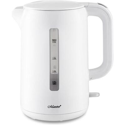Maestro Czajnik elektryczny 2 2L 2200W MR-022-WHITE, Wasserkocher, Weiss Maestro Czajnik elektryczny 2 2L 2200W MR-022-WHITE, Wasserkocher, Weiss