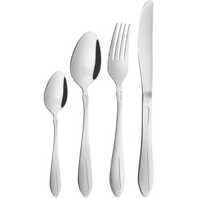 Party Light & Sound Pradel Excellence D570C 84Piece Miroir Cutlery Set in Wooden Box with Drawer, Besteck, Silber Party Light & Sound Pradel Excellence D570C 84Piece Miroir Cutlery Set in Wooden Box with Drawer, Besteck, Silber