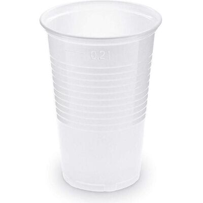 Wimex, Einweggeschirr, Trinkbecher (PP) weiss 70mm 0,2L - 100 Stück Wimex, Einweggeschirr, Trinkbecher (PP) weiss 70mm 0,2L - 100 Stück