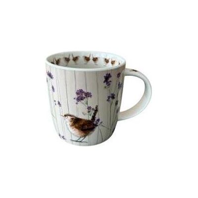 Alex Clark Art Becher M114 Zaunkönig und Verbene, Tasse Alex Clark Art Becher M114 Zaunkönig und Verbene, Tasse