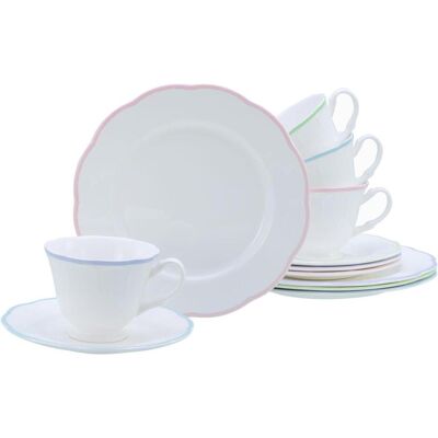 Geschirrset, Kaffeeservice Florine bunt12tl (12 Stk.) Geschirrset, Kaffeeservice Florine bunt12tl (12 Stk.)