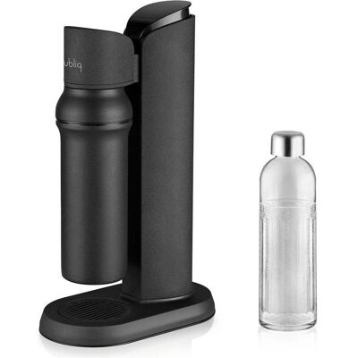Bubliq glass carbonator - Matsort stl, Wassersprudler, Silber, Schwarz Bubliq glass carbonator - Matsort stl, Wassersprudler, Silber, Schwarz