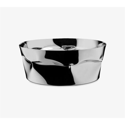 Alessi Schale COMPRESSIONI silberfarben, Schüssel + Schale, Silber Alessi Schale COMPRESSIONI silberfarben, Schüssel + Schale, Silber