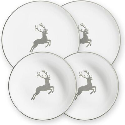 Gmundner Keramik, Geschirrset, Grauer Hirsch Dinner für 2 Cup Gmundner Keramik, Geschirrset, Grauer Hirsch Dinner für 2 Cup