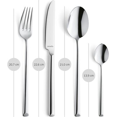 Amefa Metropole, Besteck, Silber Amefa Metropole, Besteck, Silber