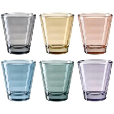 Leonardo GK/6 Becher S 210ml sort.VERSO, Trinkgläser, Mehrfarbig Leonardo GK/6 Becher S 210ml sort.VERSO, Trinkgläser, Mehrfarbig