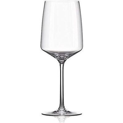 GCS RONA Vista Luxe Wijnglas 400ML Gehard Kristalglas - 6 stuks (6839), Weingläser, Transparent GCS RONA Vista Luxe Wijnglas 400ML Gehard Kristalglas - 6 stuks (6839), Weingläser, Transparent