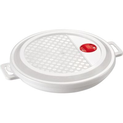 Heidrun Microwellen-Teller 1 l, Vorratsbehälter, Weiss Heidrun Microwellen-Teller 1 l, Vorratsbehälter, Weiss