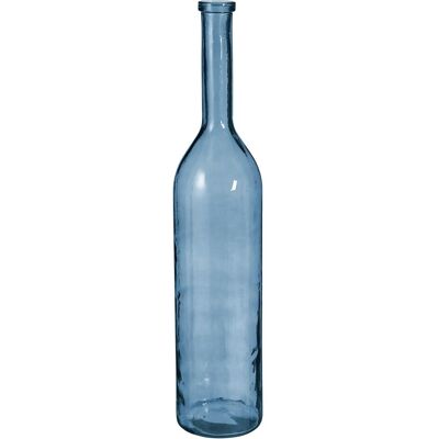 Mica Decorations Rioja Glasflasche Vase - 100cm Blau Recyceltes Glas Mica Decorations Rioja Glasflasche Vase - 100cm Blau Recyceltes Glas