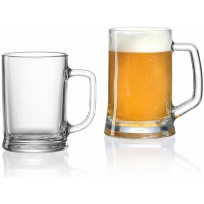 Ritzenhoff & Breker, Biergläser, Bierkrug LEO, 0,5 Liter aus Kalk-Soda, spülmaschinenfest, Höhe: 130 mm (0.50 l) Ritzenhoff & Breker, Biergläser, Bierkrug LEO, 0,5 Liter aus Kalk-Soda, spülmaschinenfest, Höhe: 130 mm (0.50 l)
