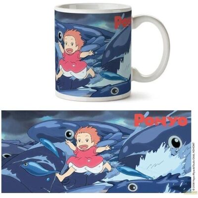 Semic Ponyo sur la falaise mug Waves, Tasse, Mehrfarbig Semic Ponyo sur la falaise mug Waves, Tasse, Mehrfarbig