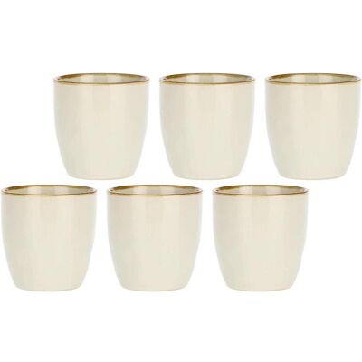 Lumarko ROSE&TULIPANI CONCERTO IVORY Set mit 6 Kaffeetassen 100 ml, Tasse, Weiss Lumarko ROSE&TULIPANI CONCERTO IVORY Set mit 6 Kaffeetassen 100 ml, Tasse, Weiss