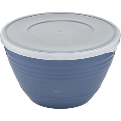 Emsa Prep&Bake Kunststoff-Rührschüssel, Schüssel + Schale, Blau Emsa Prep&Bake Kunststoff-Rührschüssel, Schüssel + Schale, Blau