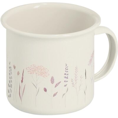 Zeller Present Tasse Flowers 320 ml Metall ø 9x8 cm, Tasse, Weiss Zeller Present Tasse Flowers 320 ml Metall ø 9x8 cm, Tasse, Weiss