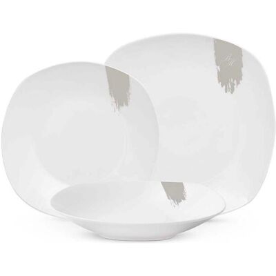 BerlingerHaus Haus 18-teiliges Teller-Set Sahara Collection, Teller, Weiss BerlingerHaus Haus 18-teiliges Teller-Set Sahara Collection, Teller, Weiss