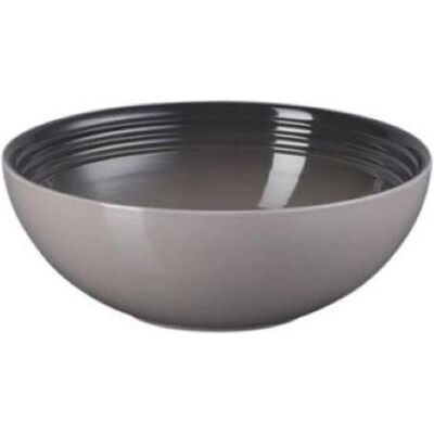 Le Creuset 24cm Flint Steingut Servierschüssel Le Creuset 24cm Flint Steingut Servierschüssel