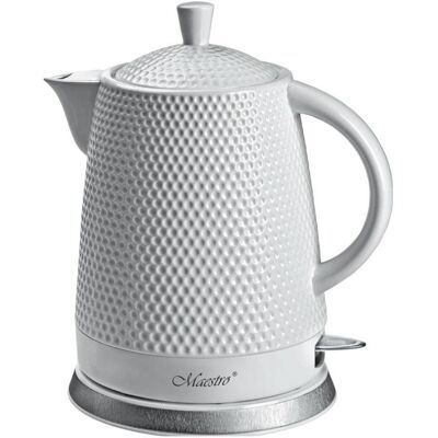 Maestro Czajnik elektryczny ceramiczny 1 5L 1500W MR-069-WHITE, Wasserkocher, Weiss Maestro Czajnik elektryczny ceramiczny 1 5L 1500W MR-069-WHITE, Wasserkocher, Weiss
