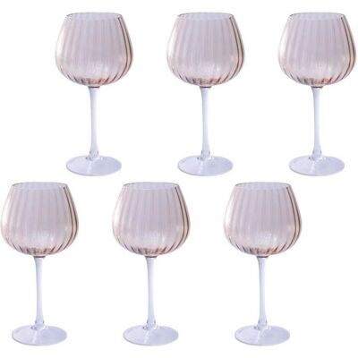 ROSE&TULIPANI - PRISMIA - 460 ml - 6 Stück - Glaswaren ROSE&TULIPANI - PRISMIA - 460 ml - 6 Stück - Glaswaren