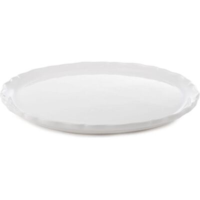4x Serviergeschirr, Servierteller Keramik Ø34cm weiss 4x Serviergeschirr, Servierteller Keramik Ø34cm weiss