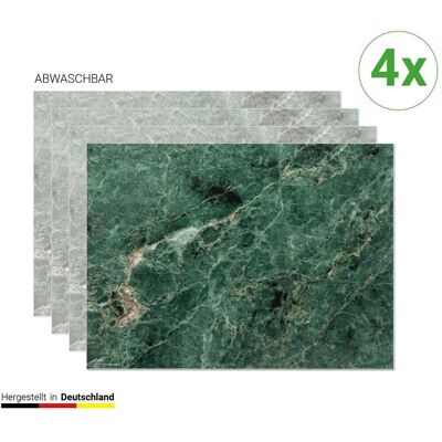 CoverYourDesk, Tischset, Tischset Grüner Marmor natur CoverYourDesk, Tischset, Tischset Grüner Marmor natur