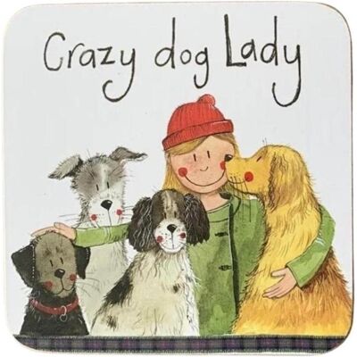 Teka, Untersetzer, C154 Crazy Dog Lady Psiara Tassenunterlage (1x, Glasuntersetzer) Teka, Untersetzer, C154 Crazy Dog Lady Psiara Tassenunterlage (1x, Glasuntersetzer)