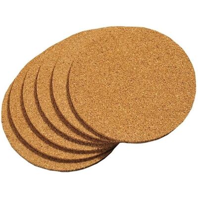 Kesper, Untersetzer, Untersetzer-Set 6er Kork 62747 Kesper, Untersetzer, Untersetzer-Set 6er Kork 62747
