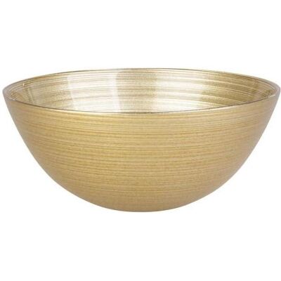 AM/63, Dekoschale, Glasschale - gold - ø ca. 15 cm AM/63, Dekoschale, Glasschale - gold - ø ca. 15 cm