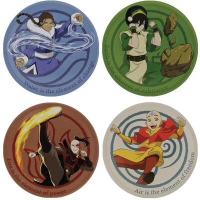 Fanattik, Untersetzer, Avatar, le dernier maître de l'air pack 4 sous-verres (4x, Glasuntersetzer) Fanattik, Untersetzer, Avatar, le dernier maître de l'air pack 4 sous-verres (4x, Glasuntersetzer)