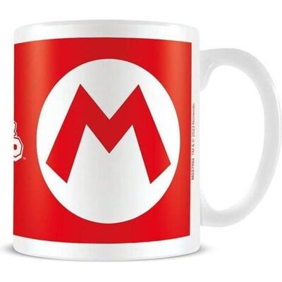 Pyramid Super Mario - Mario, Tasse, Rot, Mehrfarbig, Weiss Pyramid Super Mario - Mario, Tasse, Rot, Mehrfarbig, Weiss