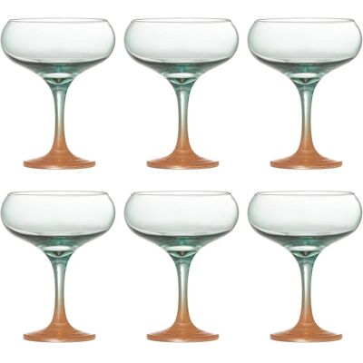 Bloomingville - Signe Cocktail Glass - Multi, Cocktailgläser, Mehrfarbig Bloomingville - Signe Cocktail Glass - Multi, Cocktailgläser, Mehrfarbig