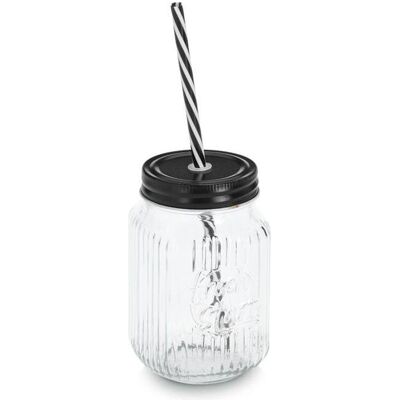Zeller Present Trinkglas, Trinkgläser, Schwarz, Transparent Zeller Present Trinkglas, Trinkgläser, Schwarz, Transparent