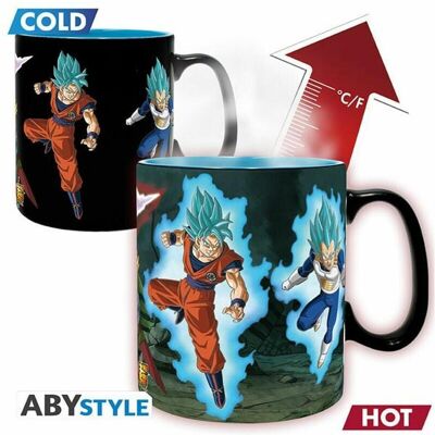 Abystyle Goku Vegeta Trunks Becher Wärmewandel - 460ml - Dragon Ball Super Abystyle Goku Vegeta Trunks Becher Wärmewandel - 460ml - Dragon Ball Super