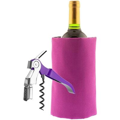 Koala, Wein Zubehör, Spain Purple Wine Set 20 Pieces 1 Adjustable Cooling Hose 1 TwoStroke Corkscrew Koala, Wein Zubehör, Spain Purple Wine Set 20 Pieces 1 Adjustable Cooling Hose 1 TwoStroke Corkscrew