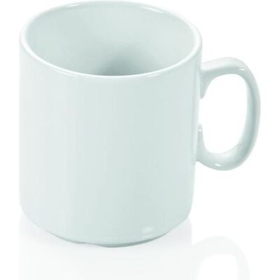 WAS Becher mit Henkel 29cl weiss, Tasse, Weiss WAS Becher mit Henkel 29cl weiss, Tasse, Weiss