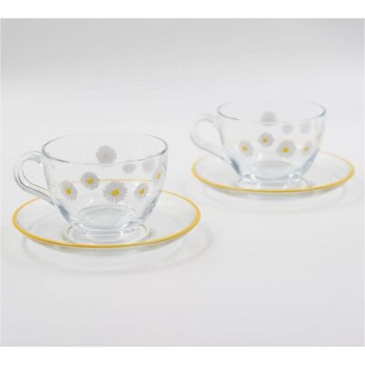 Hermia Fiona Tea Cup Set (4 Pieces), Tasse, Transparent Hermia Fiona Tea Cup Set (4 Pieces), Tasse, Transparent