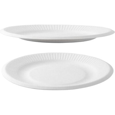 Idena - 50053 - Weiße Pappteller - Durchmesser 23 cm - Dinnerware Idena - 50053 - Weiße Pappteller - Durchmesser 23 cm - Dinnerware