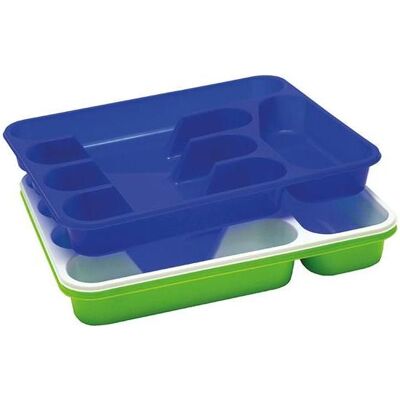 Magni Besteckkasten 32 x 26 x 4 cm, Besteckkasten, Blau Magni Besteckkasten 32 x 26 x 4 cm, Besteckkasten, Blau