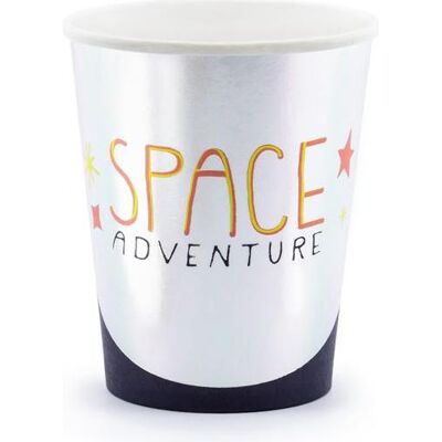 Partydeco, Einweggeschirr, Cups Space Party, 200ml (1 pkt / 6 pc.) (6x) Partydeco, Einweggeschirr, Cups Space Party, 200ml (1 pkt / 6 pc.) (6x)