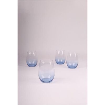 Hermia Larc Glass Set (4 Pieces), Trinkgläser, Blau Hermia Larc Glass Set (4 Pieces), Trinkgläser, Blau