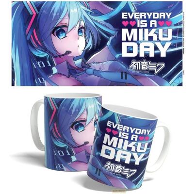 POPbuddies Hatsune Miku Tasse Everyday is a Miku Day 325 ml, Tasse, Mehrfarbig POPbuddies Hatsune Miku Tasse Everyday is a Miku Day 325 ml, Tasse, Mehrfarbig
