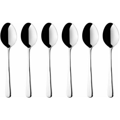 Guzzini Set 6 Teelöffel Zelda, 12850663, Besteck Guzzini Set 6 Teelöffel Zelda, 12850663, Besteck