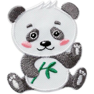 Mono Quick Panda, Applikationen, Weiss, Schwarz Mono Quick Panda, Applikationen, Weiss, Schwarz