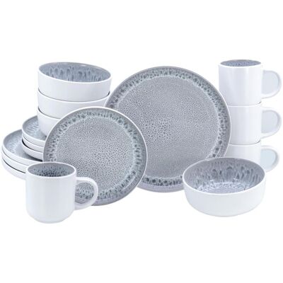 CreaTable, Geschirrset, Nordic Fjord (16 Stk.) CreaTable, Geschirrset, Nordic Fjord (16 Stk.)