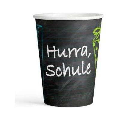 Amscan, Einweggeschirr, 9904414 - Becher My School Start, Fassungsvermögen 250 ml, Papierbecher, Schule, Einwegbecher Amscan, Einweggeschirr, 9904414 - Becher My School Start, Fassungsvermögen 250 ml, Papierbecher, Schule, Einwegbecher