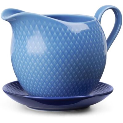 Lyngby Porcelæn Rhombe Saucenkanne 67cl Blau - Sauce Boat Lyngby Porcelæn Rhombe Saucenkanne 67cl Blau - Sauce Boat