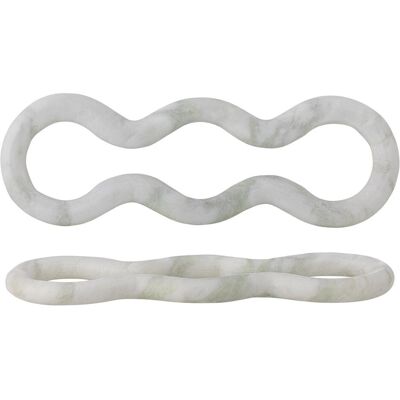 Bloomingville, Untersetzer, - Vivien Untersetzer - Grün - Marmor (4x, Glasuntersetzer) Bloomingville, Untersetzer, - Vivien Untersetzer - Grün - Marmor (4x, Glasuntersetzer)