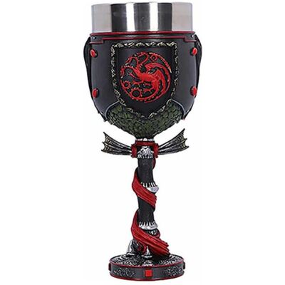 Nemesis Now House of the Dragon Kelch Daemon Targaryen, Tasse, Schwarz Nemesis Now House of the Dragon Kelch Daemon Targaryen, Tasse, Schwarz